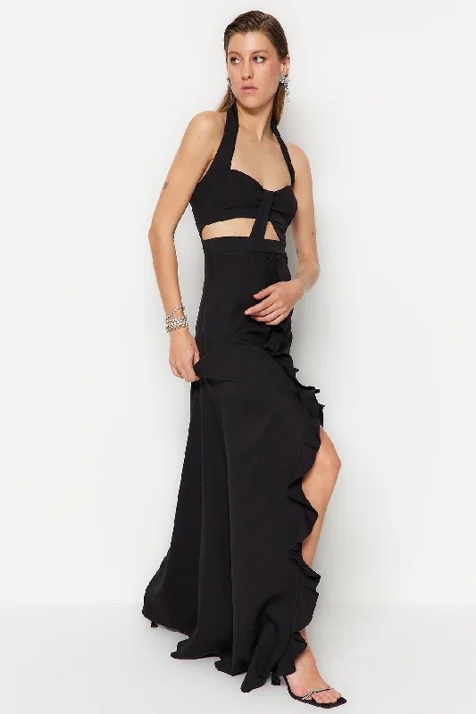 Don’t Miss Out Trendyol Women's Maxi Graduation/prom Fitted Evening Dress & Prom Dress
