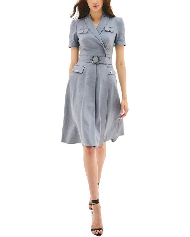 Unbeatable Prices BGL Linen-Blend Midi Dress