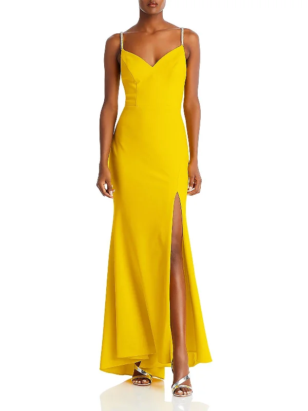 Clearance Items Womens Embellished Strap Long Evening Dress