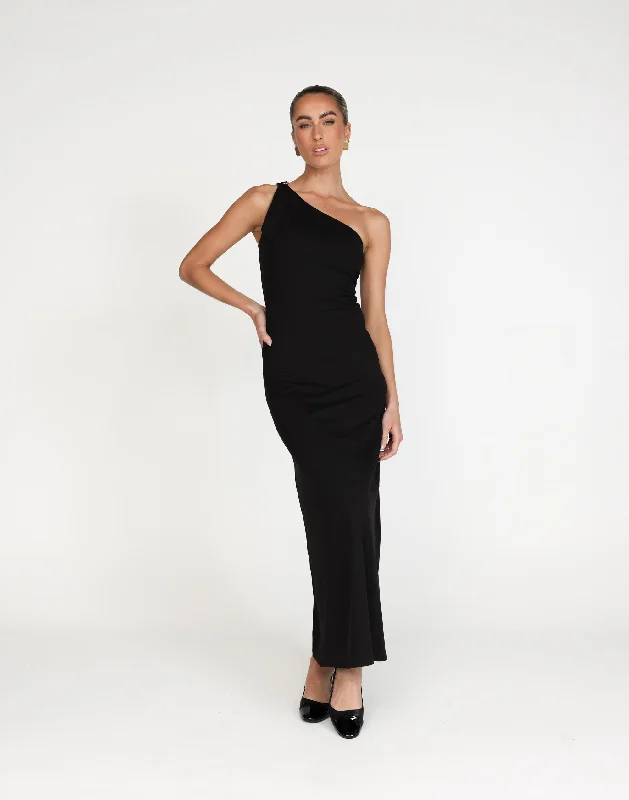 Super Sale Zuelia Maxi Dress (Black)
