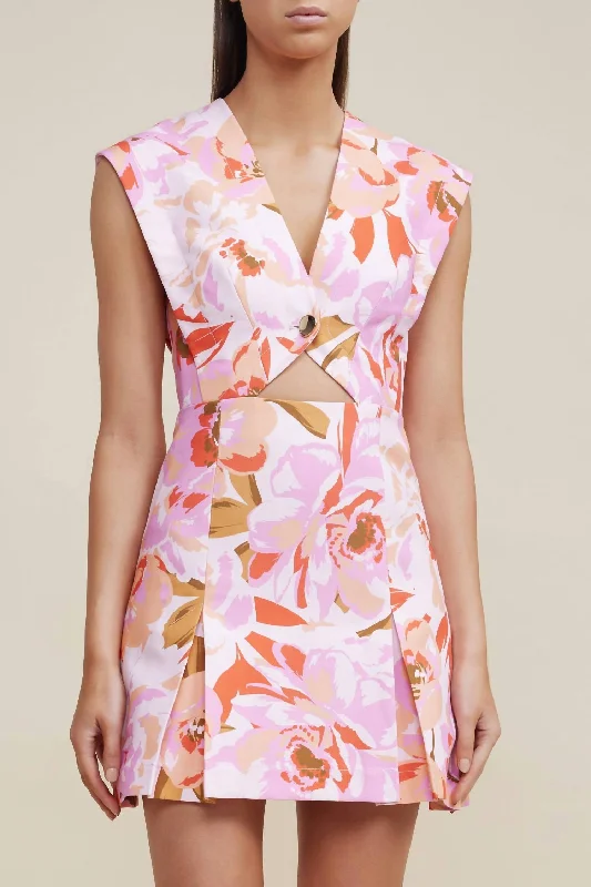 Exclusive Savings Quincy Dress In Peony Harvest