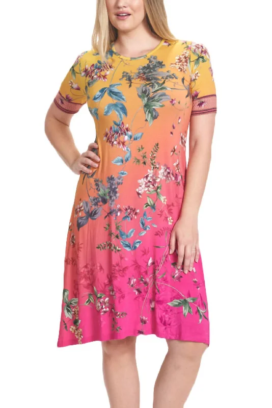 Bonus Savings Emboy Swing Dress In Multi