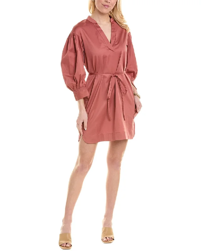 Epic Deals Rebecca Taylor Twill Belted Dress