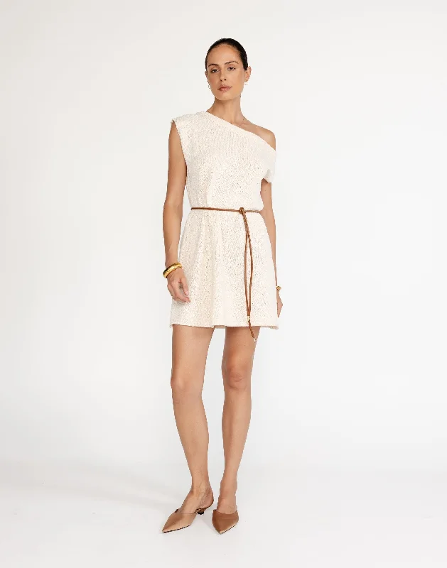 Weekend Deal Kassie Mini Dress (Oat)