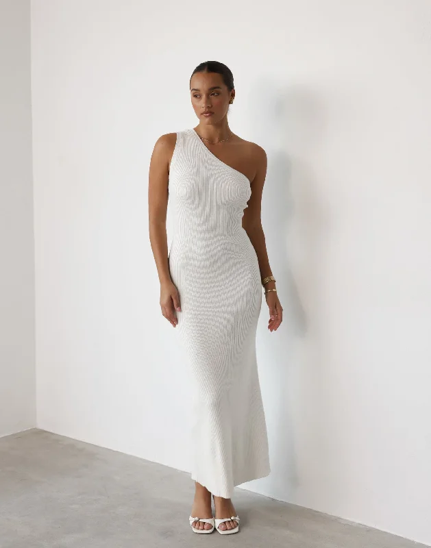 Shop and Save Aubany Maxi Dress (Cream)