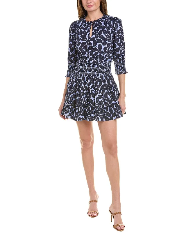 Major Savings Sail to Sable Smocked Waist Mini Dress