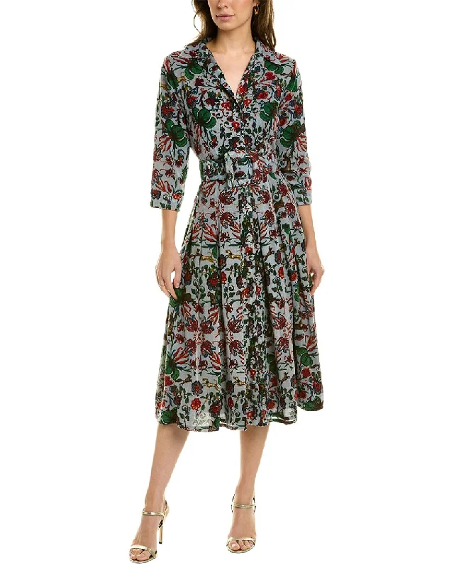 Final Clearance Samantha Sung Patricia Wool Shirtdress