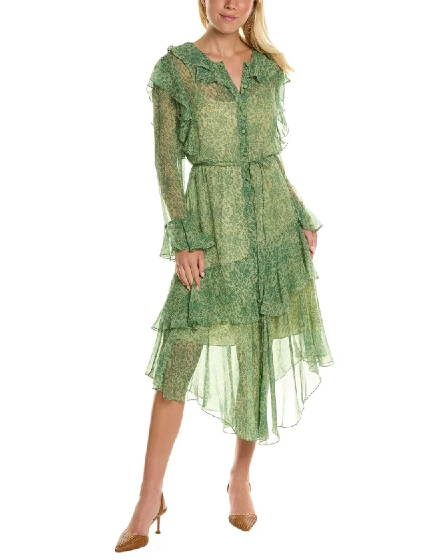 Loyalty Reward Rebecca Taylor Chiffon Silk Shirtdress