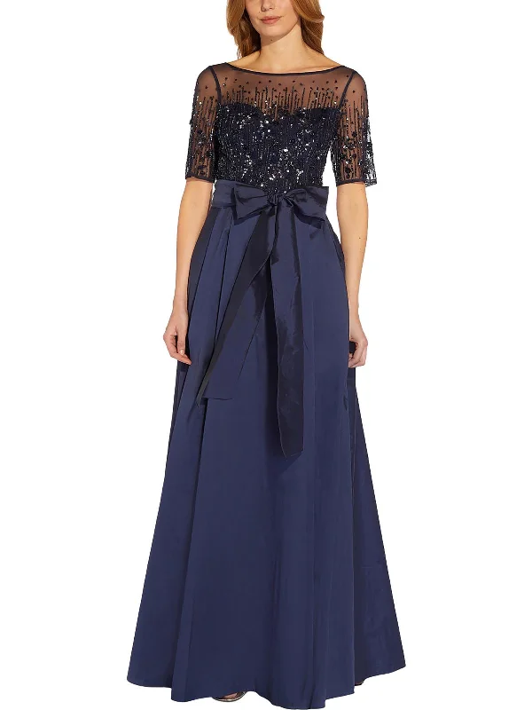 Special Savings Womens Embellished Belt Maxi Dress