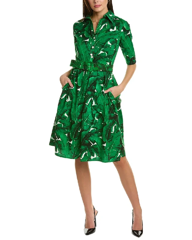 Time-Limited Offer Samantha Sung Audrey 1 3/4-Sleeve Shirtdress