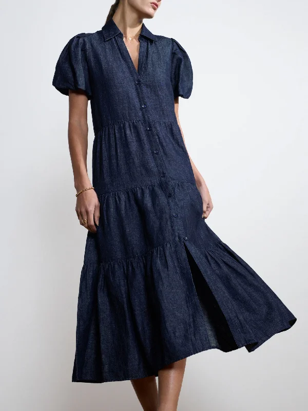 Limited Availability The Havana Indigo Dress