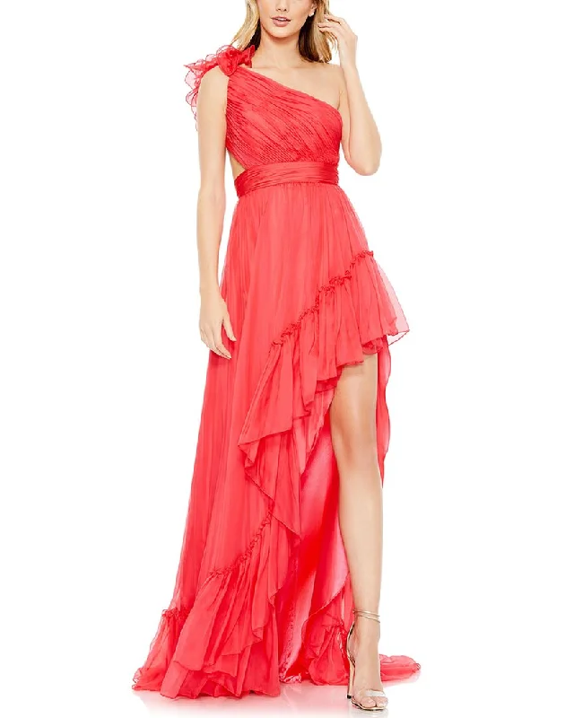 Exclusive Savings Mac Duggal Asymmetrical High-Low Gown