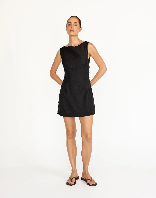 Extra Savings Elowen Mini Dress (Black)