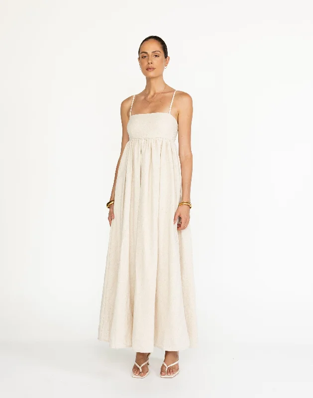 YEAR-End Sale Tarsha Maxi Dress (Oat)