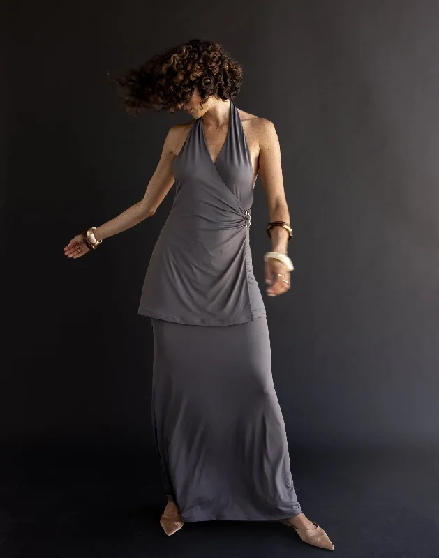 Markdowns Agnete Mini Dress (Slate)
