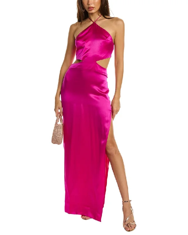 Exclusive Deal Amanda Uprichard Akron Silk Maxi Dress