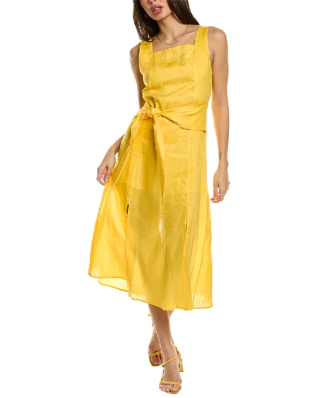 Flash Sale Equipment Ginette Linen Midi Dress