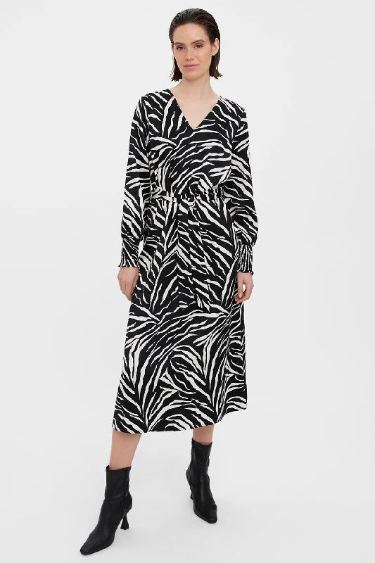 Buy More, Save More Liva Dress in Animal Print