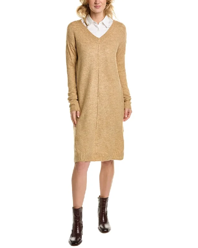 TIME-Limited Offer Vince Camuto Side Slits Sweaterdress