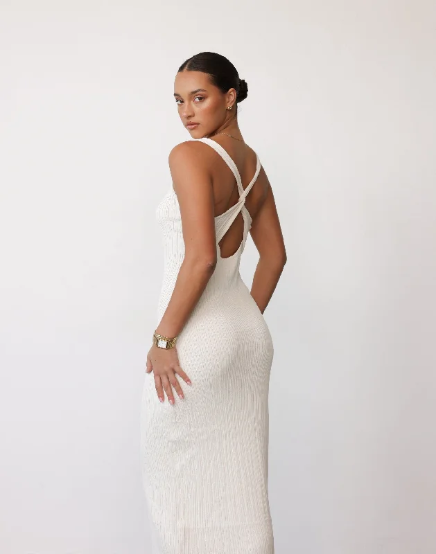 Major Savings Charm Midi Dress (Oat)