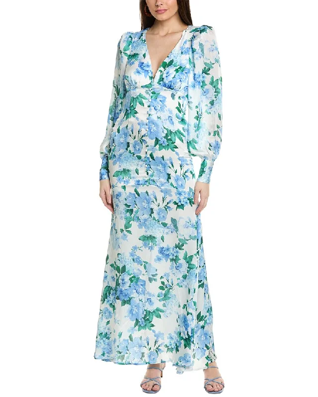 Big Savings Line & Dot Maxi Dress