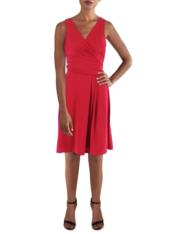 Limited Edition Womens Jersey Sleeveless Fit & Flare Dress