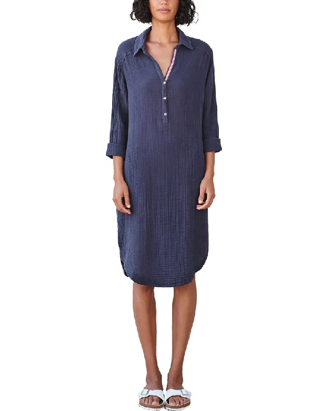 Great Deals SUNDRY LS SHIRTTAIL DRESS