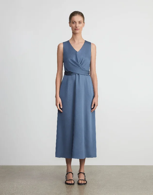 Low Prices Satin Flared Dress