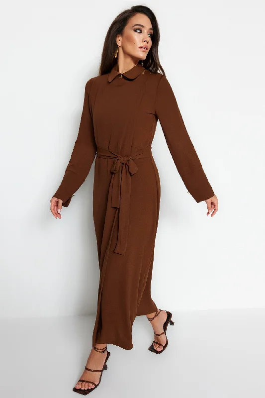 Exclusive Access Trendyol Women's Maxi Casual/casual Regular Hijab Dress