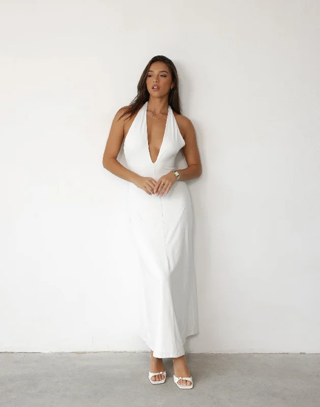 Buy Now Victoria Maxi Dress (White)