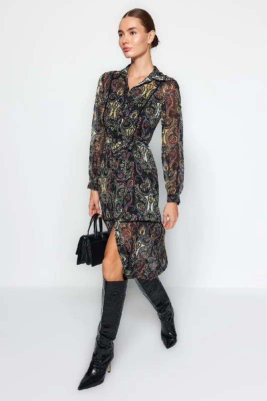 Exclusive Preview Trendyol Women's Midi Casual/casual Regular Dress