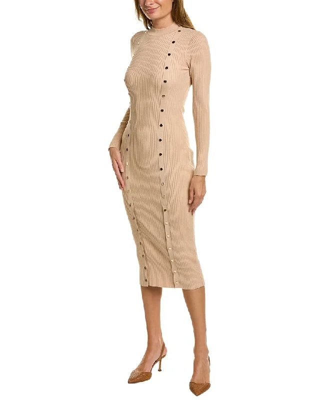 Midnight Madness Bebe Snap Sweaterdress