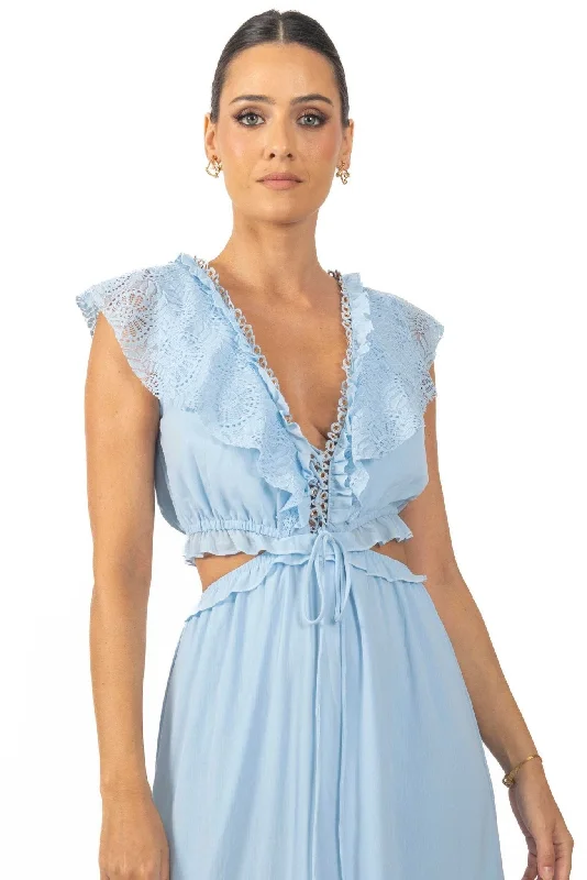 Epic Deals Miah Maxi Women's Dress Baby Blue