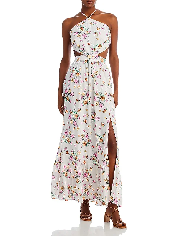 Special Savings Womens Metallic Long Maxi Dress