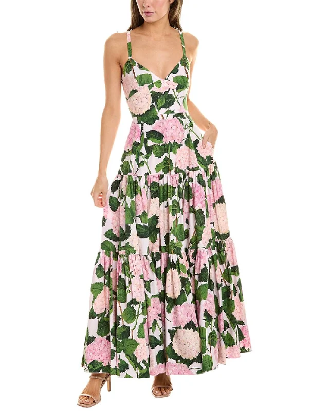 Members Only Oscar de la Renta Hydrangea Dress