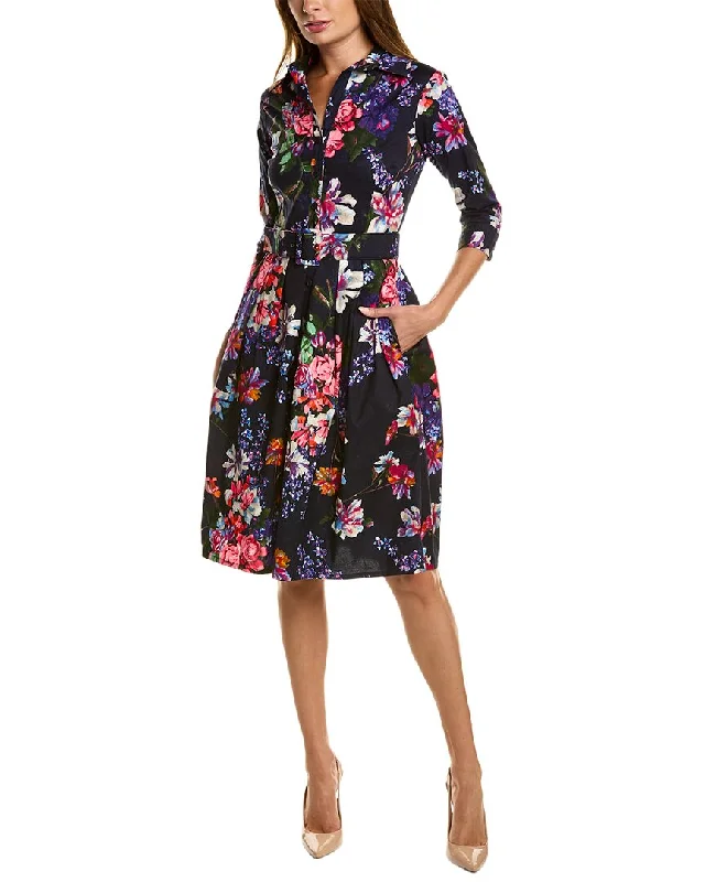 Must-Have Deals Samantha Sung Audrey 1 3/4-Sleeve Shirtdress