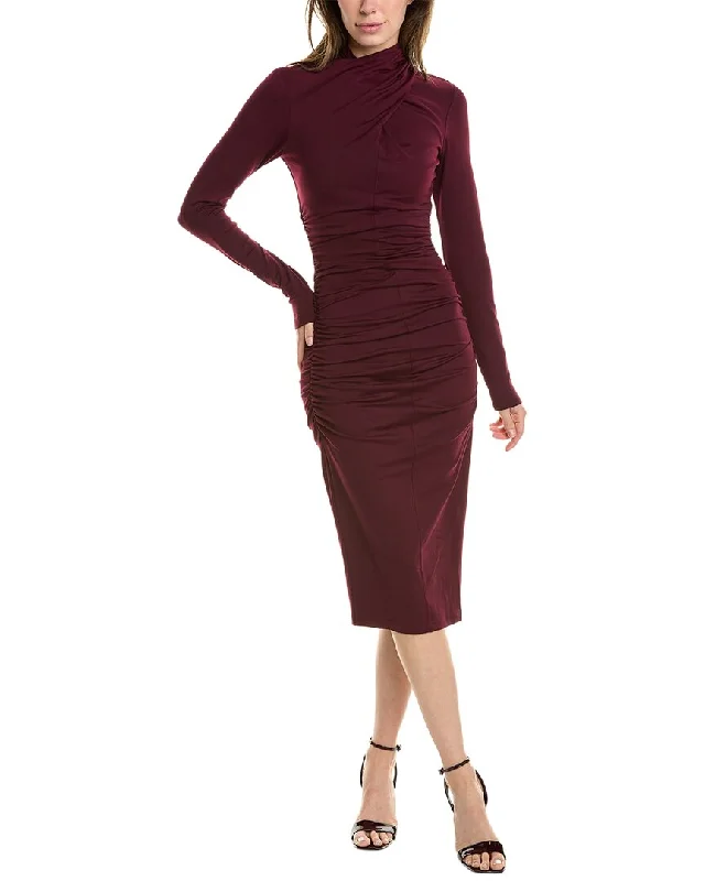 Hot Deal susana monaco Crisscross Mock Midi Dress