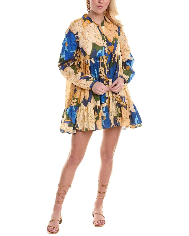 While Supplies Last FARM Rio Mandacaru Floral Hilma Mini Dress