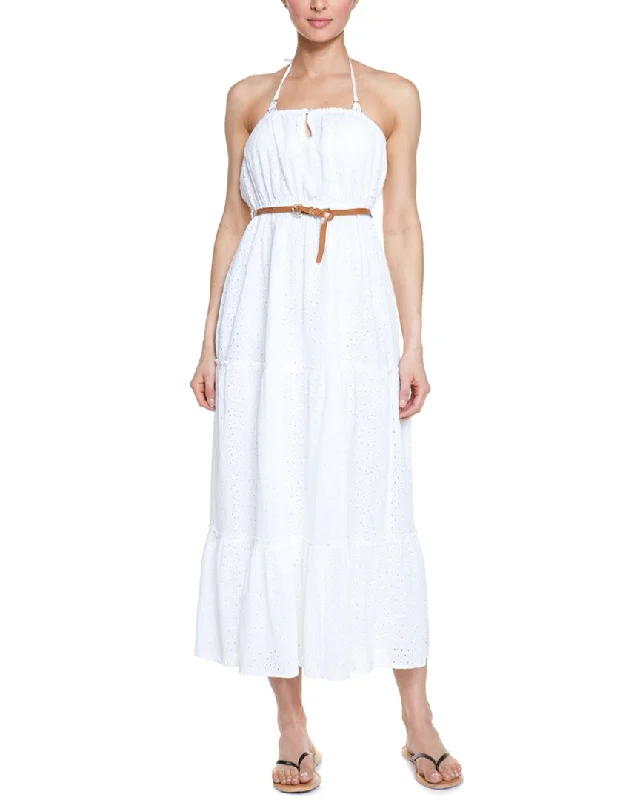 Reduced Prices Melissa Odabash Fru White Strapless Eyelet Maxi Dress