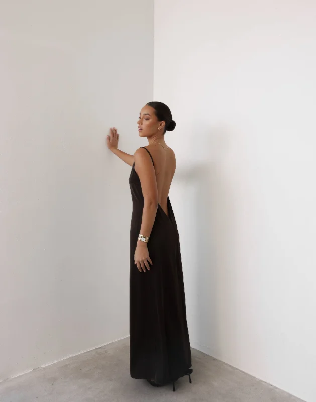 Buy More, Save More Ophelia Maxi Dress (Chocolate)