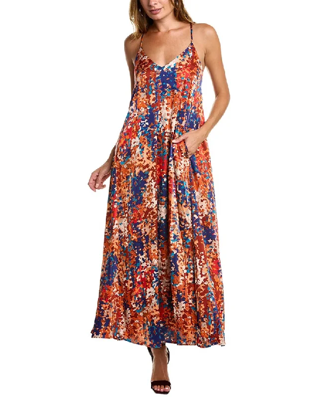 The Best Prices Tahari ASL V-Neck Maxi Dress