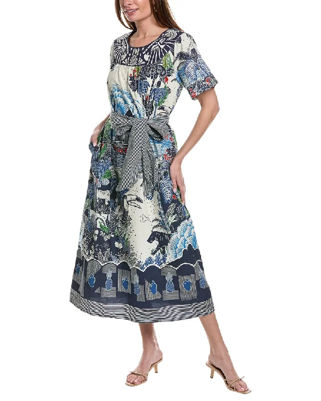 Year-End Sale FARM Rio Graphic Rio Tie Waist Maxi Dress