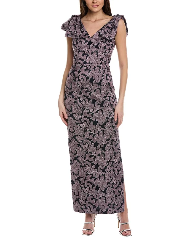 Savings Event JS Collections Gwendolyn Bow Column Gown