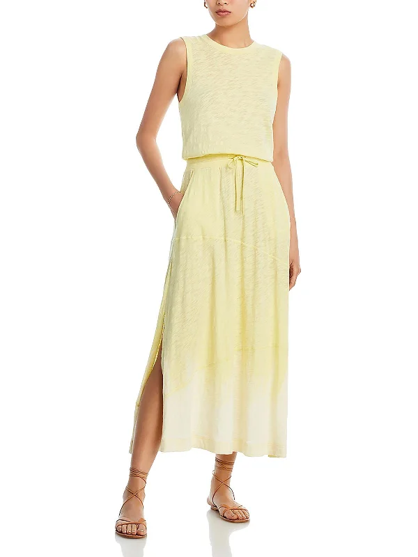 Exclusive Access Womens Cotton Tiered Maxi Dress