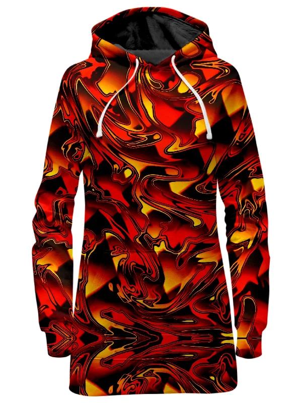 Daily Specials Fire Chromatic Melt Hoodie Dress