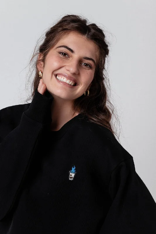 Discount Extravaganza Sambuca | Bestickter Bio-Baumwoll Frauen Pullover