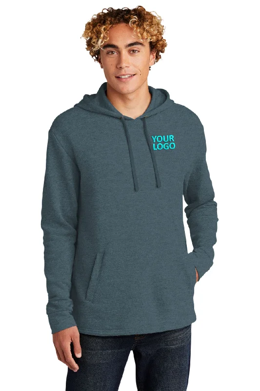 Deal Frenzy Next Level Unisex PCH Fleece Customized Hoodies, Heather Slate Blue