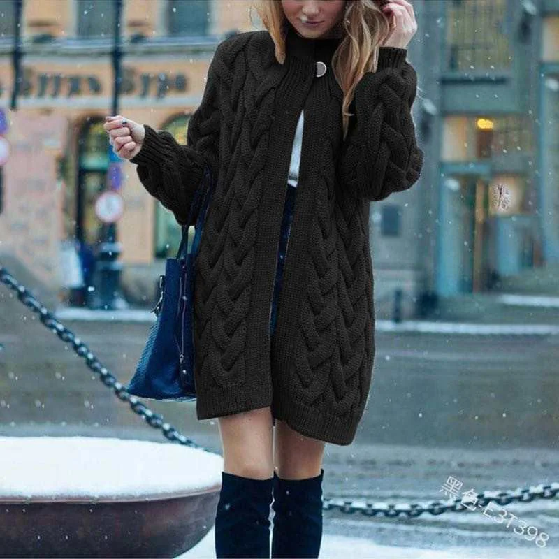 Overstock Cable Knitted Cape (Various Colors)