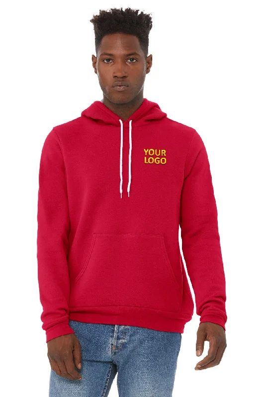 Early Access Bella Canvas Unisex Sponge Fleece Hoodie, Red