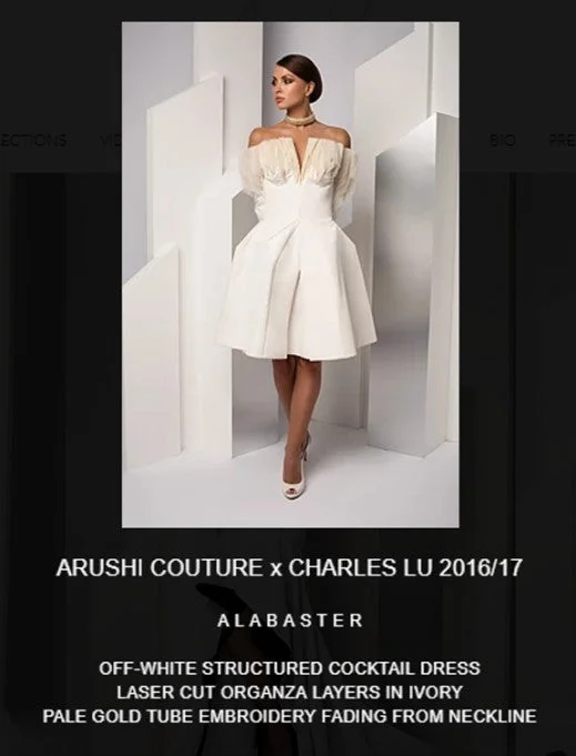 Year-End Clearance Other Arushi Couture / Alabaster